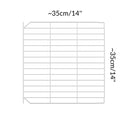 Size of A white C&C safe door grid to create hinged doors and lids on C and C cages for guinea pigs by kavee USA