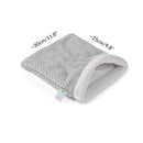 dimensions of a sleep sack in fleece pattern gray
