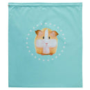 one kavee blue laundry bag for guinea pig rabbit fleece liner