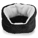 a guinea pig sofa bed cuddle cup in fleece black by kavee