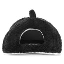 a guinea pig hidey house made of black fleece by kavee