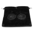 a guinea pig  hay bag in black fleece by  kavee