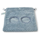 a guinea pig  hay bag in blue fleece by  kavee