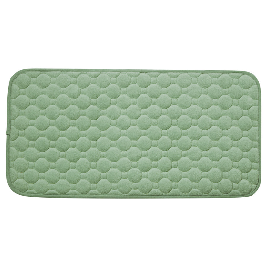 Pictured is the mint green waterproof guinea pig lap pad from Kavee in front of a white background.