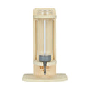 front view of a kavee fsc free standing wooden guinea pig water bottle stand