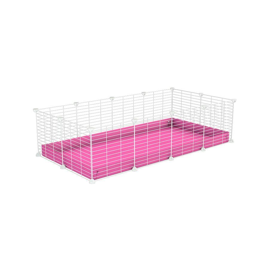 White 4x2 C&C Cage - Ideal for two guinea pigs