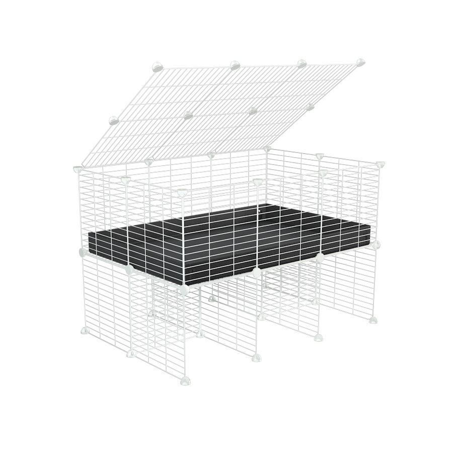 White 3x2 C&C Cage with Stand