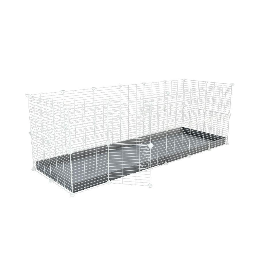 White C&C cage 6x2 for rabbits