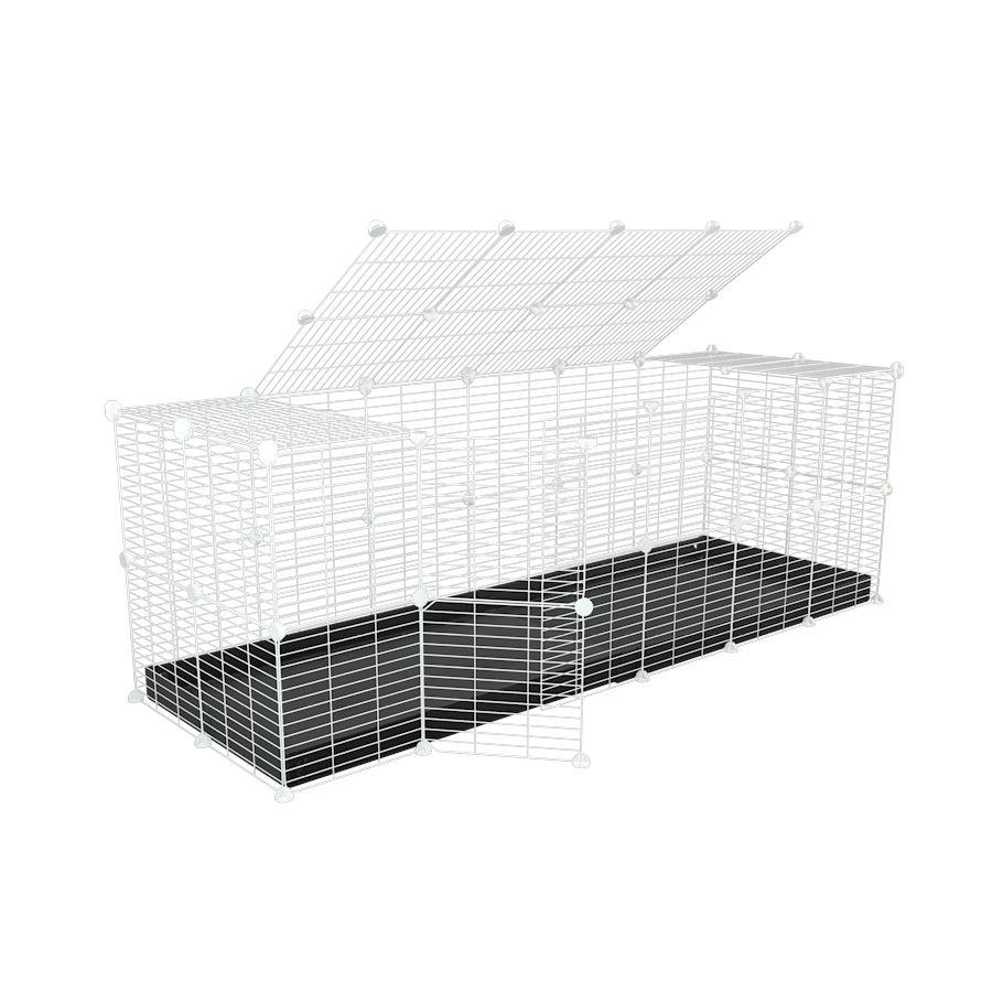 White C&C cage 6x2 for rabbits