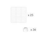 Material for A C&C guinea pig cage stand size 5x2 with safe baby bars white grids by kavee usa