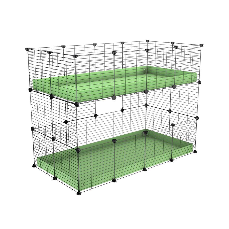 Two Tier 4x2 Stacked Double C&C Cage