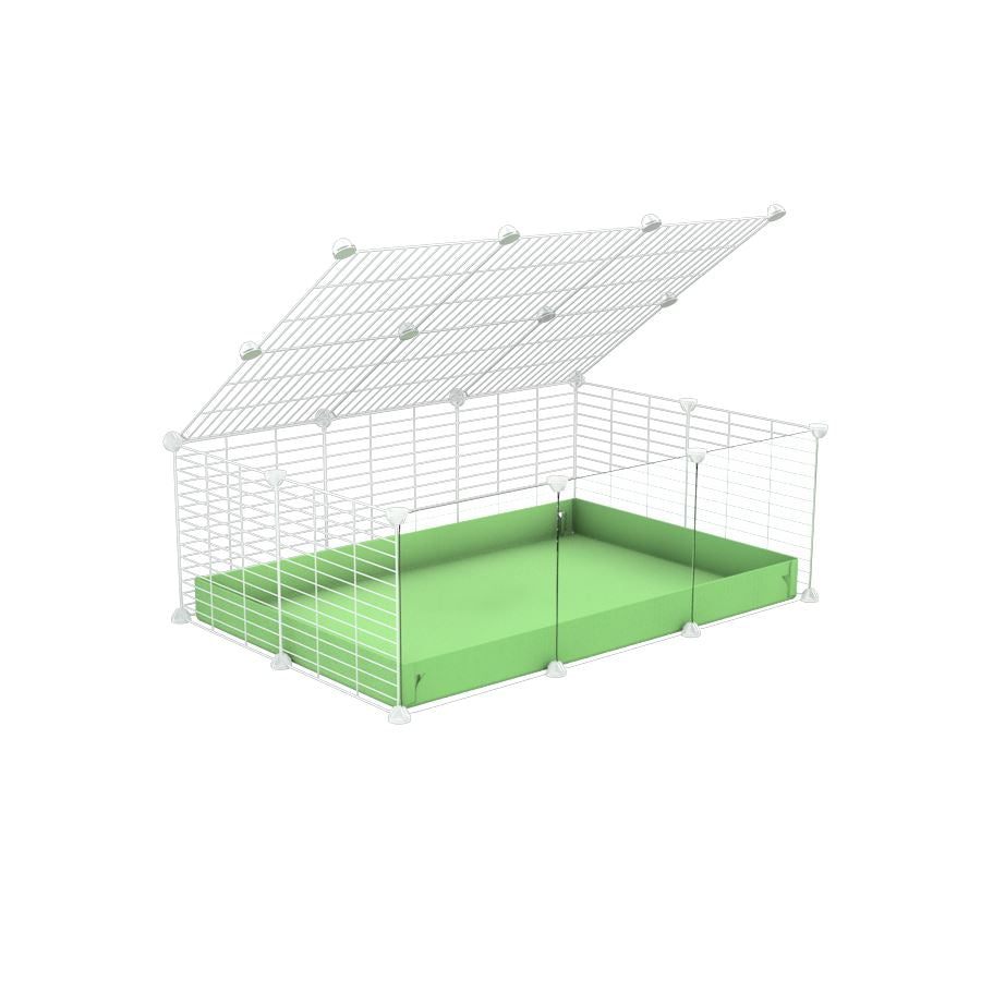 3x2 C C Cage with Clear Acrylic Panels for Guinea Pigs Kavee