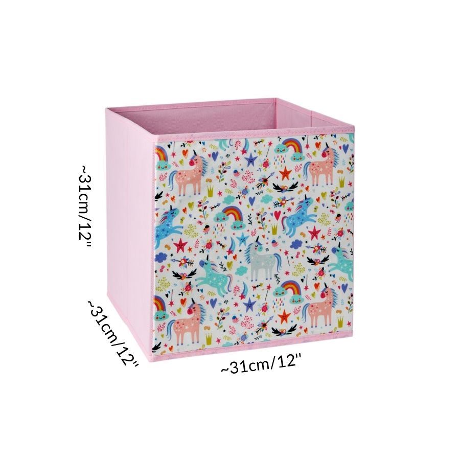 Measurements of one storage box cube for guinea pig CC cage Unicorn pale pink Kavee