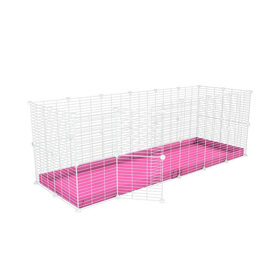 White C&C cage 6x2 for rabbits