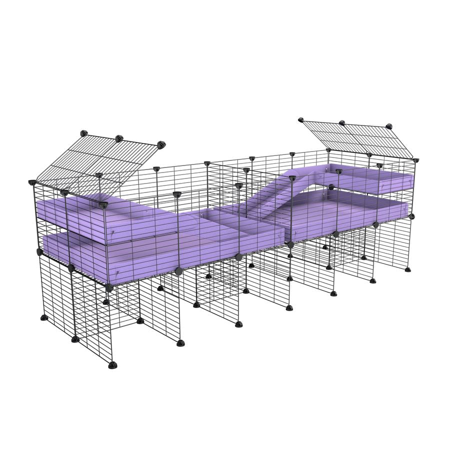 6x2 C&C Cage with Divider, Loft & Stand