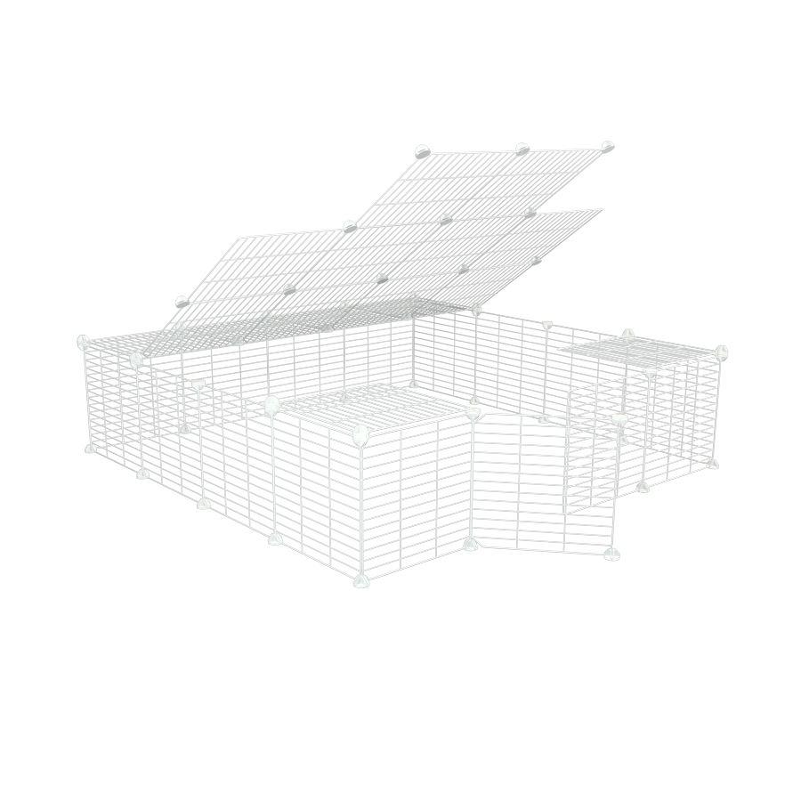 White Outdoor C&C Playpen for Pets