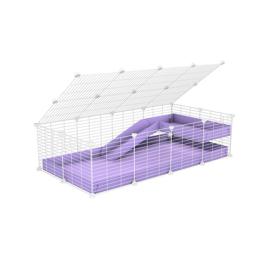 White 4x2 C&C Cage with Loft & Ramp