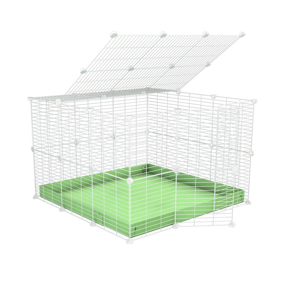 White C&C Cage 3x3 for rabbits