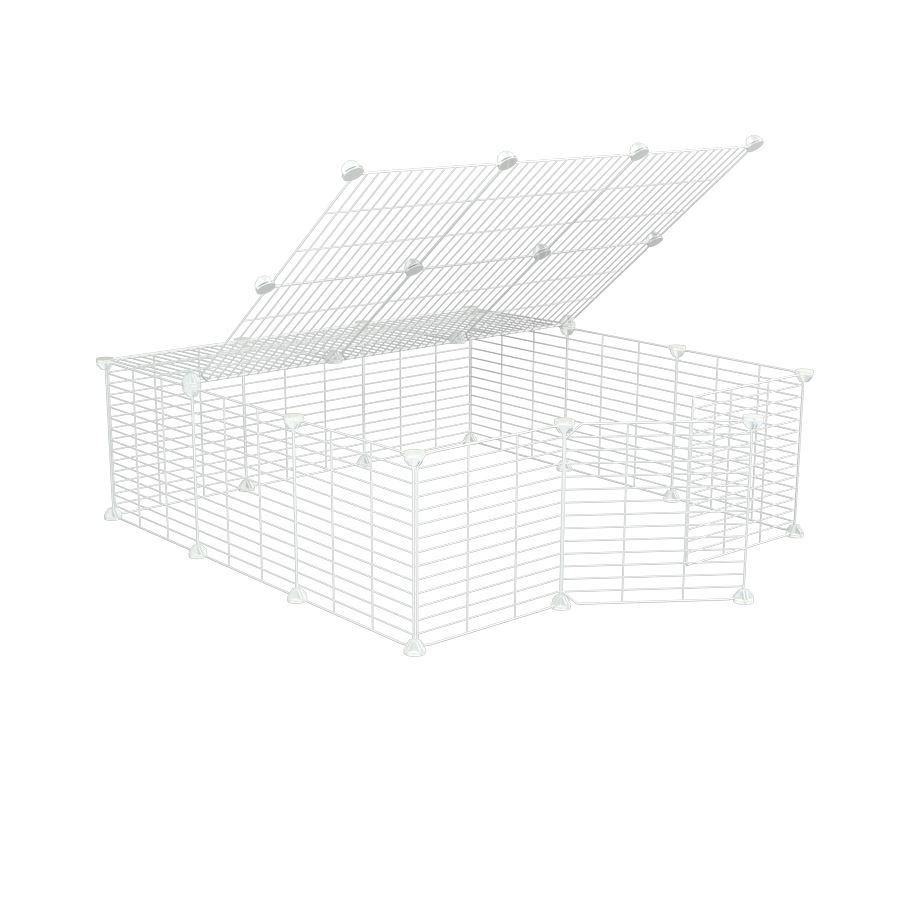 White Outdoor C&C Playpen for Pets