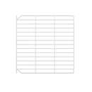 A white C&C safe door grid to create hinged doors and lids on C and C cages for guinea pigs by kavee USA