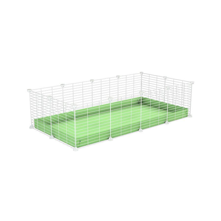 White 4x2 C&C Cage - Ideal for two guinea pigs